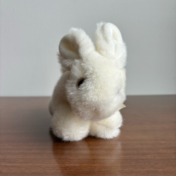 Vintage Eden Small White Rabbit Plush - Picture 3 of 8